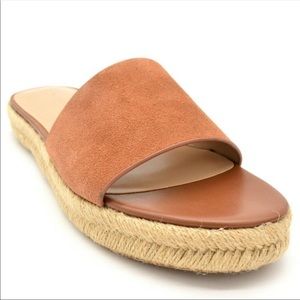 H by Halson brown suede espadrille sandals
